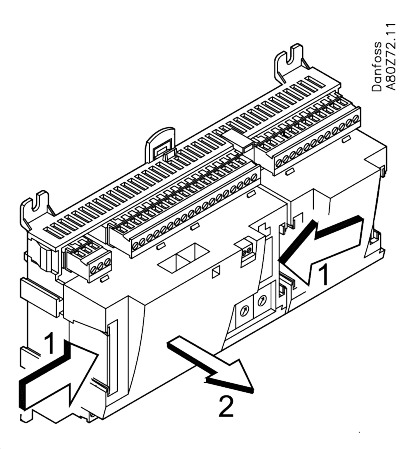 Danfoss Ak-Ob 110, Accessory, Analog Output 080Z0251 - Side Profile - NZ Depot Wholesale Danfoss Ak-Ob 110, Accessory, Analog Output 080Z0251 Side View