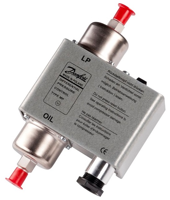 Danfoss Differential Pressure Switch, Mp55 060B017066 - Angled Perspective - NZ Depot Genuine Danfoss Differential Pressure Switch, Mp55 060B017066 Trade Supply