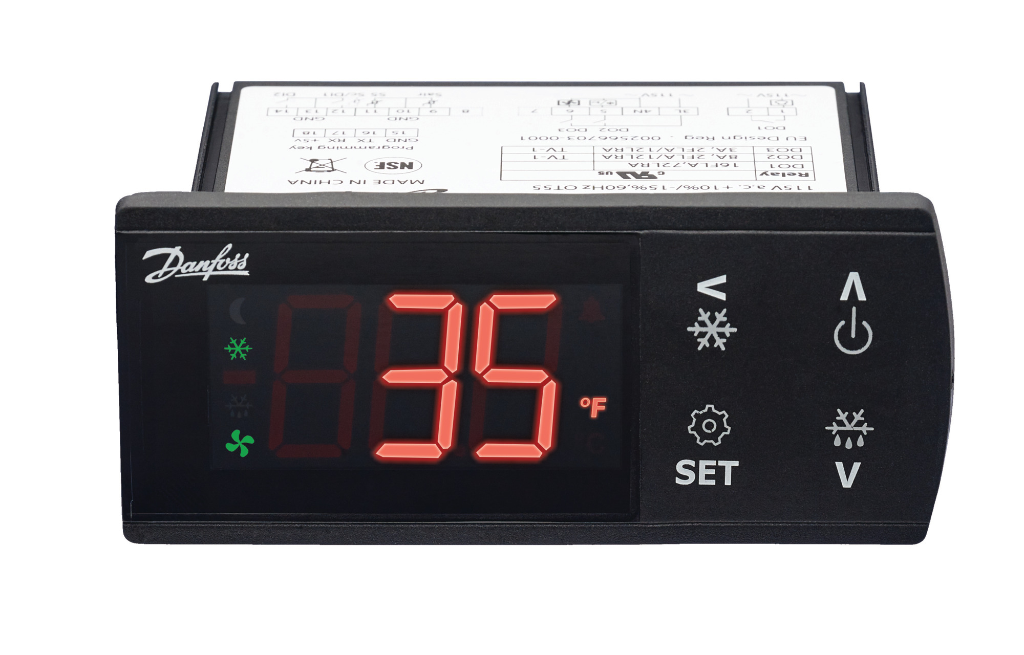 Danfoss Electronic Refrigeration Control, Erc 213 080G3265 - Side Profile - NZ Depot Wholesale Danfoss Electronic Refrigeration Control, Erc 213 080G3265 Side View