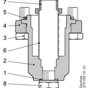Buy Danfoss Icff 20, Filter Module 027L1251 Front View