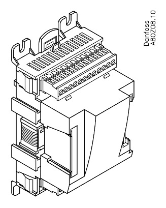 Danfoss I/O Module, Ak-Xm 107A 080Z0020 - Dimensions Diagram - NZ Depot Danfoss I/O Module, Ak-Xm 107A 080Z0020 Dimensions Spec