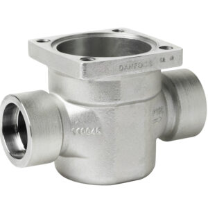 Buy Danfoss Multifunction Valve Body, Icv 25, Butt Weld, 40 Mm 027H2135 Front View