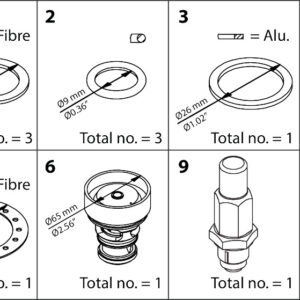 Buy Danfoss Overhaul Kit 027H3018 Front View