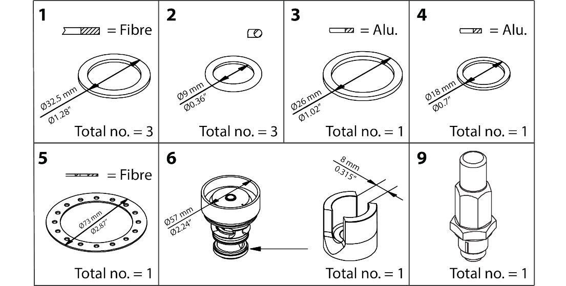 Danfoss Overhaul Kit 027H3019 | Industrial Valves 1 Buy Danfoss Overhaul Kit 027H3019 Front View