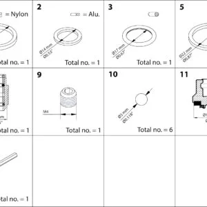 Buy Danfoss Overhaul Kit, Cone, Sealing, Packing Gland 148B6150 Front View