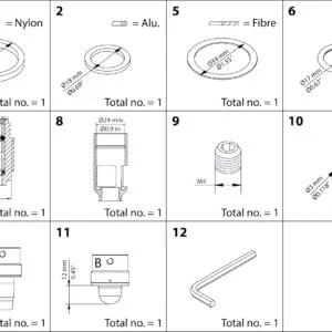 Buy Danfoss Overhaul Kit, Cone, Sealing, Packing Gland 148B6175 Front View