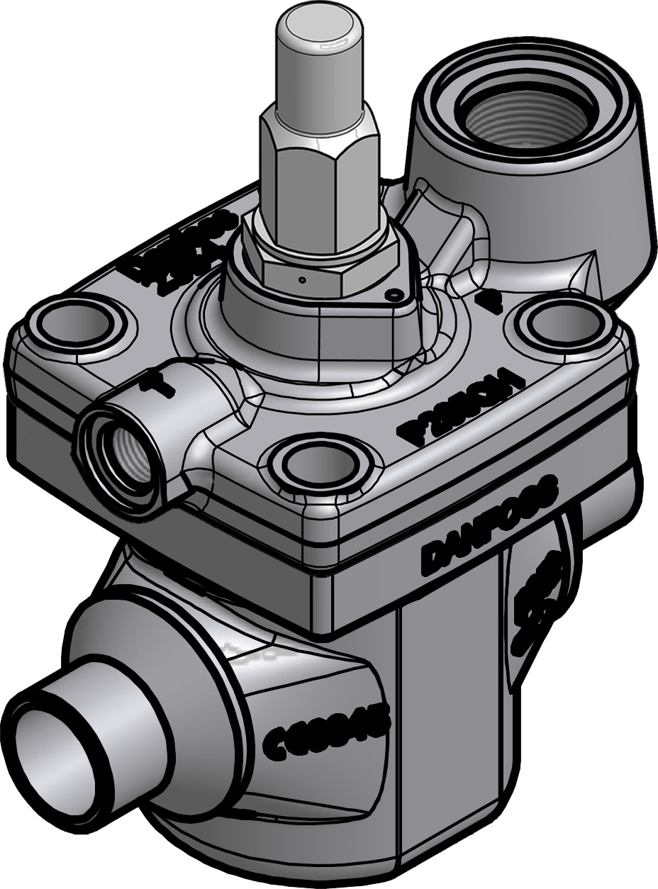Danfoss Pilot Operated Servo Valve, Ics1 25-5, Soldering 027H2025 | Industrial Valves 1 Buy Danfoss Pilot Operated Servo Valve, Ics1 25-5, Soldering 027H2025 Front View