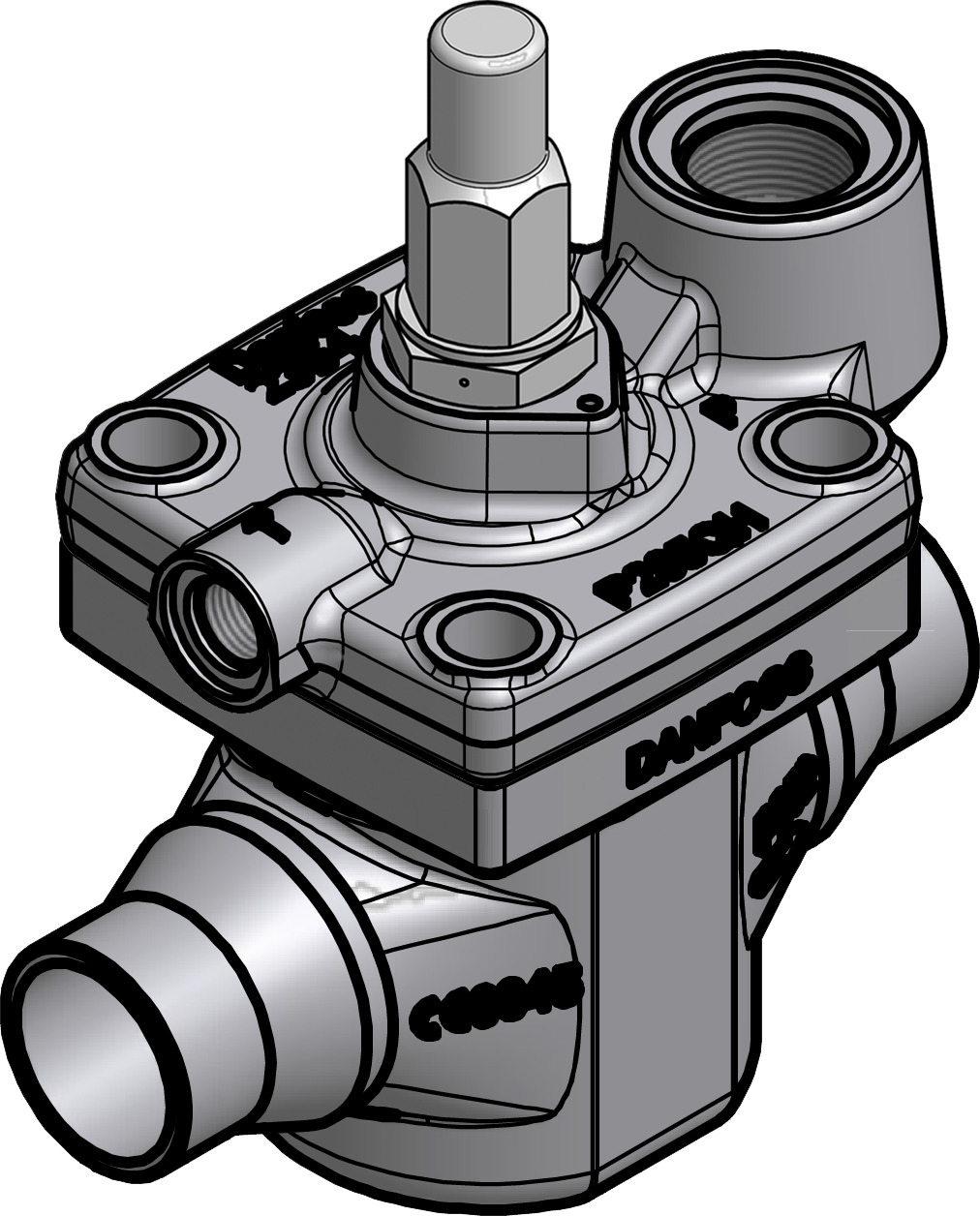 Danfoss Pilot Operated Servo Valve, Ics1 25-25, 28.0 Mm 027H2066 | Industrial Valves 1 Buy Danfoss Pilot Operated Servo Valve, Ics1 25-25, 28.0 Mm 027H2066 Front View