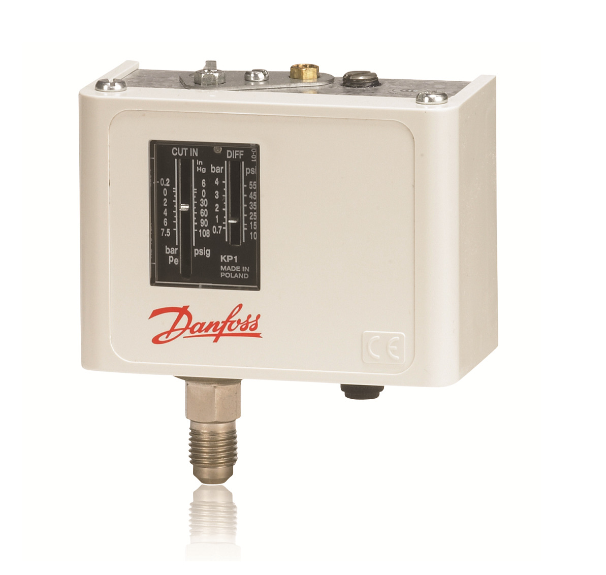 Danfoss Pressure Switch, Kp1 060-110191 - Angled Perspective - NZ Depot Genuine Danfoss Pressure Switch, Kp1 060-110191 Trade Supply