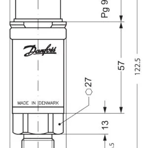 Genuine Danfoss Pressure Transmitter Aks 33 060G2049 Trade Supply