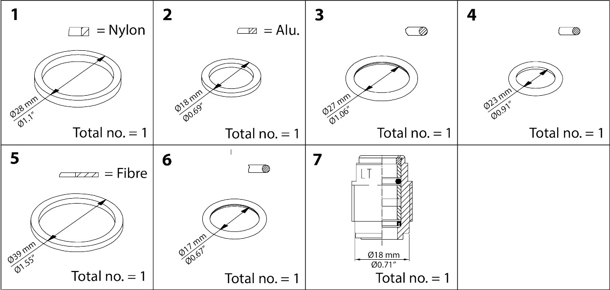 Danfoss Repair Kit, Packing Gland And Sealing 148B6061 - Angled Perspective - NZ Depot Genuine Danfoss Repair Kit, Packing Gland And Sealing 148B6061 Trade Supply