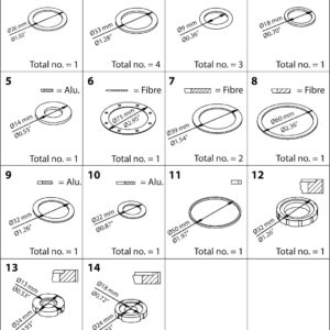 Buy Danfoss Repair Kit, Repair Kit 027F3150 Front View