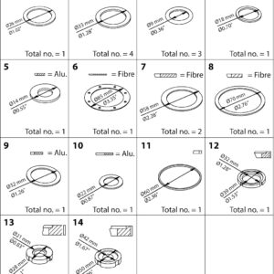 Buy Danfoss Repair Kit, Repair Kit 027F3152 Front View