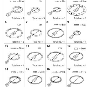 Buy Danfoss Repair Kit, Repair Kit 027H7192 Front View