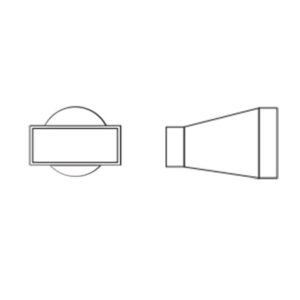 Buy DuctPVC straight adapter 200dia to 350x75 BE/BE DP3575AS200 Online - PVC Ducting - 1 - NZ Depot Trade