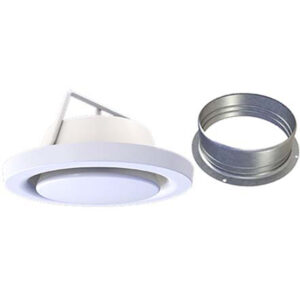 Buy Halton URH200 Adj Grille whiteMetal RoundDisc 200 w LF Ring URH200KIT* Online - Metal Diffusers - Domestic - 3 - NZ Depot Trade