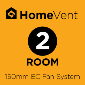 Buy HomeVent 2 room Ventilation Kit (150mm EC fan) SV2-EC Online - HomeVent (Positive Pressure) - 1 - NZ Depot Trade