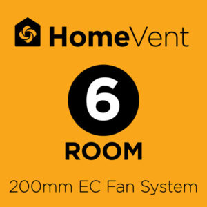 Buy HomeVent 6 room Ventilation Kit (200mm EC fan) SV6-EC Online - HomeVent (Positive Pressure) - 1 - NZ Depot Trade