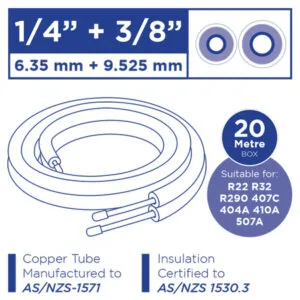 Buy PairCoil Premium Fire Rated 1/4-3/8-20m PAIRCOIL 1/4-3/8-20 Online - Pair Coil - 1 - NZ Depot Trade