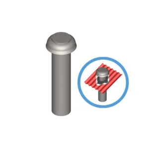 Buy Madonna Cowl 300dia c/w 600mm galv Tube [kit] MAD306T Online - Madonna Cowl & Roof Flashings - 1 - NZ Depot Trade