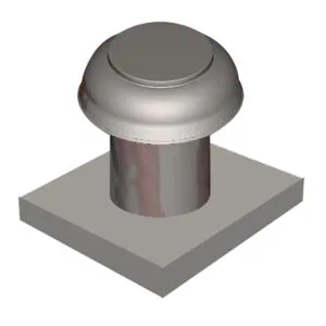 Buy Madonna Cowl 350dia c/w Curb Base MAD350C Online - Madonna Cowl & Roof Flashings - 1 - NZ Depot Trade