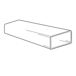 Buy *PVC duct Flat 60x204mm x 2.5m long SE/SE | VE8025 DP20625 Online - PVC Ducting - 1 - NZ Depot Trade