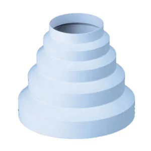 Buy PVC duct round reducer 80-100-120-125-150dia SE/SE/SE/SE/SE VE310 Online - PVC Ducting - 1 - NZ Depot Trade