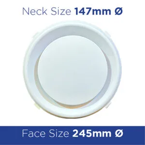 Buy PYCD150 Round Ceiling Diffuser 150dia PYCD150 Online - Ceiling Diffusers - Plastic - 1 - NZ Depot Trade