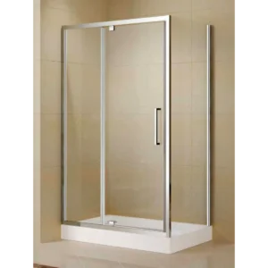 Buy Shower Glass - ZENITH Series Square FRONT Pivot Door (1200x900x1950mm) Online - Shower Enclosures - Rectangle Shower - 1 - NZ Depot Delivery