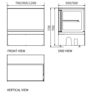 Buy Chilled Counter-Top Food Display DG-TZ900 Online - Commercial Fridges - 2 - NZ Depot Delivery