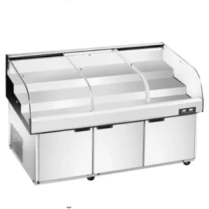 Buy Stainless Steel Triple Door Dual Temperature Display Cabinet BT-K2.5-T3XQ Online - Commercial Fridges - 1 - NZ Depot Delivery