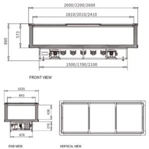 Buy Supermarket Island Freezer SD/SC-2000K Online - Commercial Freezers - 2 - NZ Depot Delivery