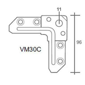Buy VF30C Corner for VM30 flange, 30mm FLANGE30C Online - Duct Flange Systems - 1 - NZ Depot Trade