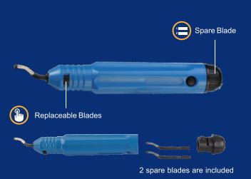 Value Pencil Type Deburring Tool VTT-5 - Angled Perspective - NZ Depot Genuine Value Pencil Type Deburring Tool VTT-5 Trade Supply