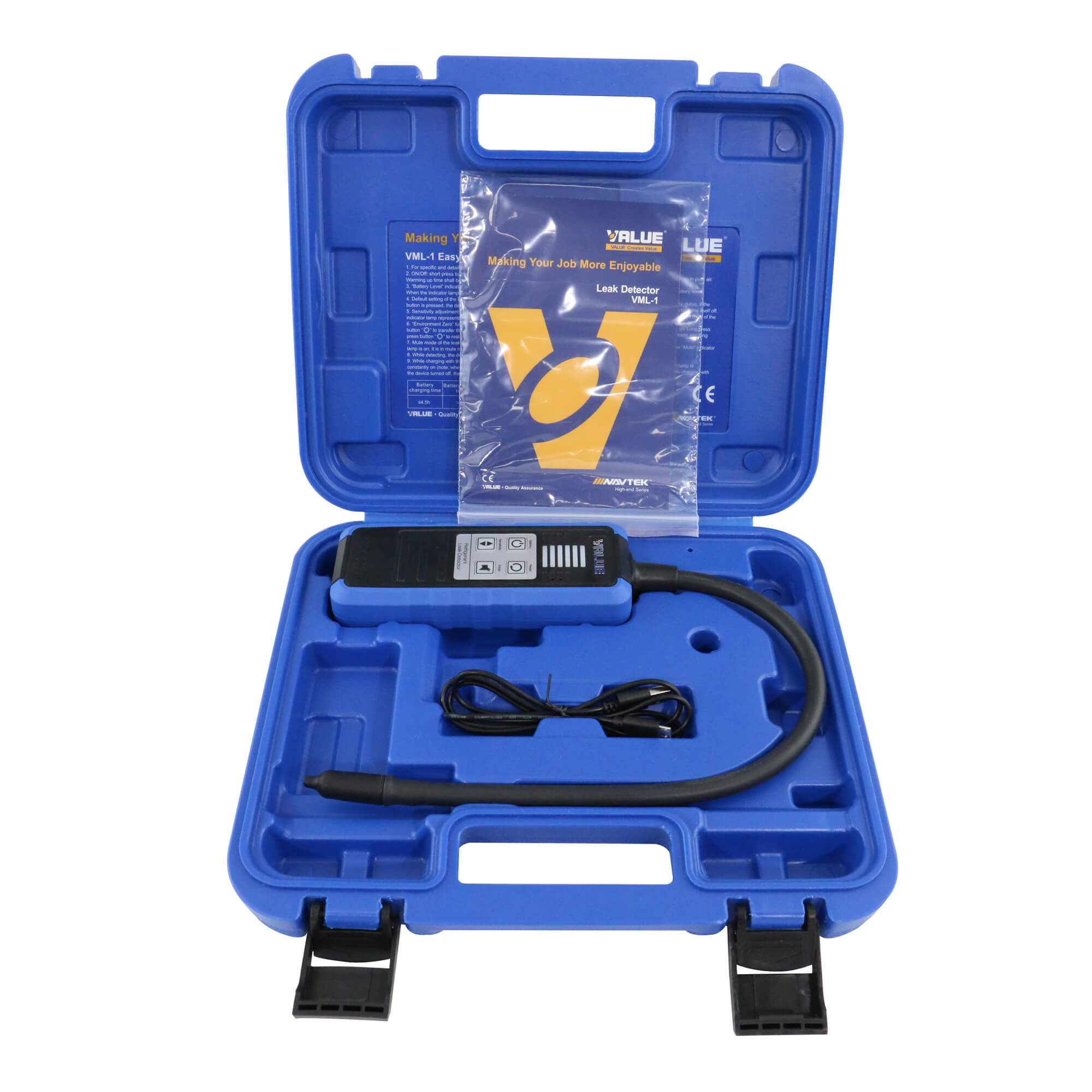 Value Refrigerant Leak Detector-R32/R404A VML-1 - Angled Perspective - NZ Depot Genuine Value Refrigerant Leak Detector-R32/R404A VML-1 Trade Supply