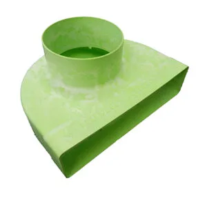Buy ecoDuct PVC RangeHood bent adaptor 150dia to 300x70mm SE/BE ED307AB Online - PVC Ducting - 1 - NZ Depot Trade