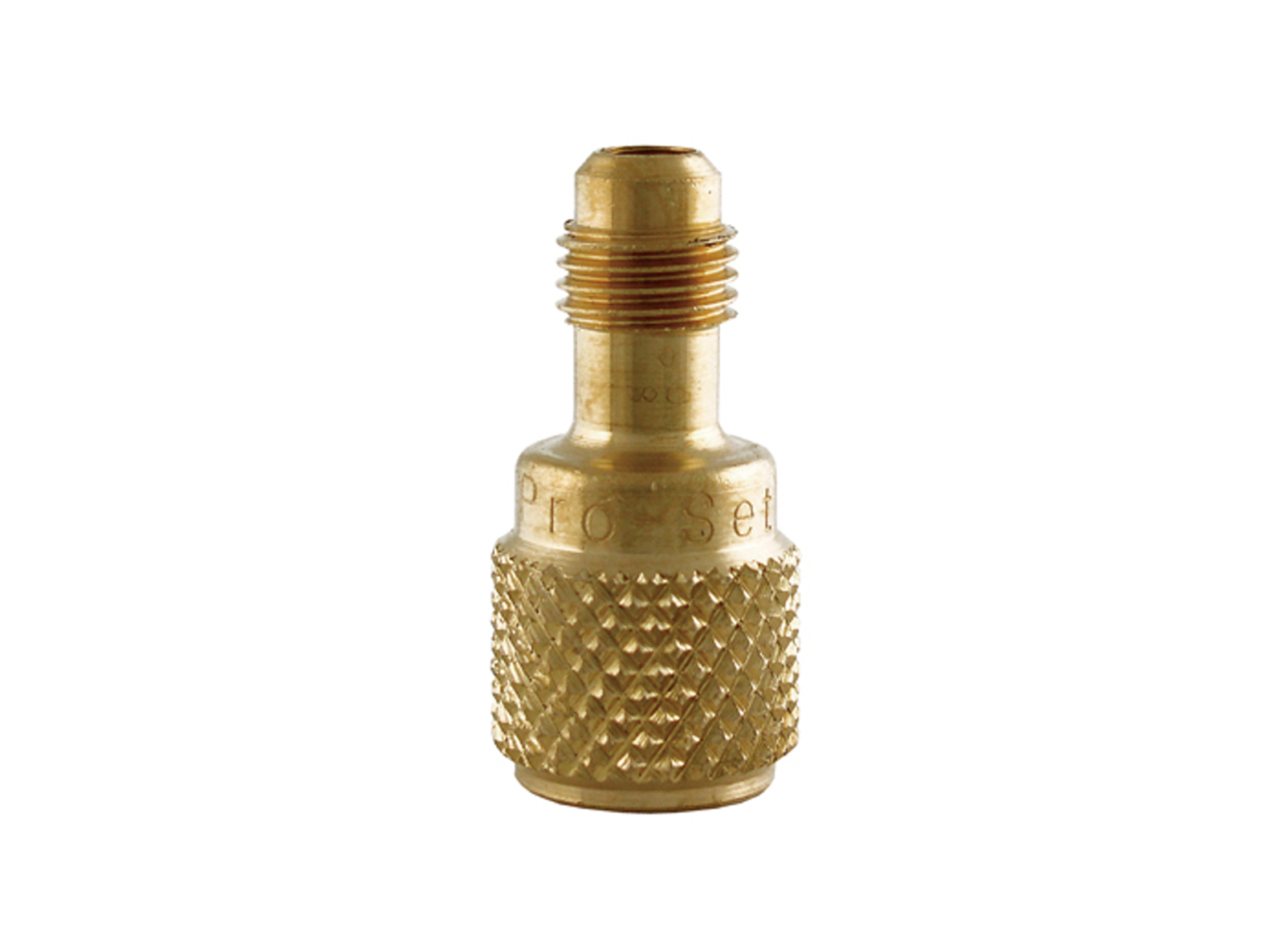 Cps - Auto Adaptor 1/4"Male X 1/2" Lh Acme Fem R1234Yf AD84L | Couplers And Service Valves 1 Buy Cps - Auto Adaptor 1/4"Male X 1/2" Lh Acme Fem R1234Yf AD84L Front View