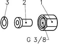 Genuine Danfoss Switches Accessories, Welding Nipple 017-422966 Trade Supply