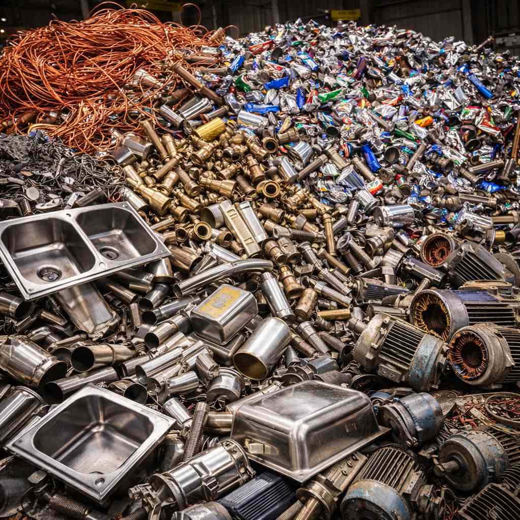 Scrap Metal Recycling Auckland Mixed Pile