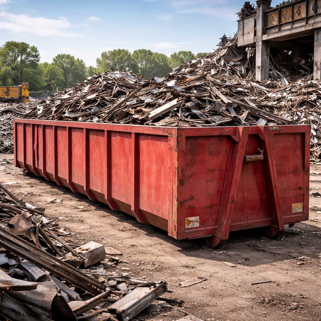 30m Hook Bin Scrap Metal Auckland