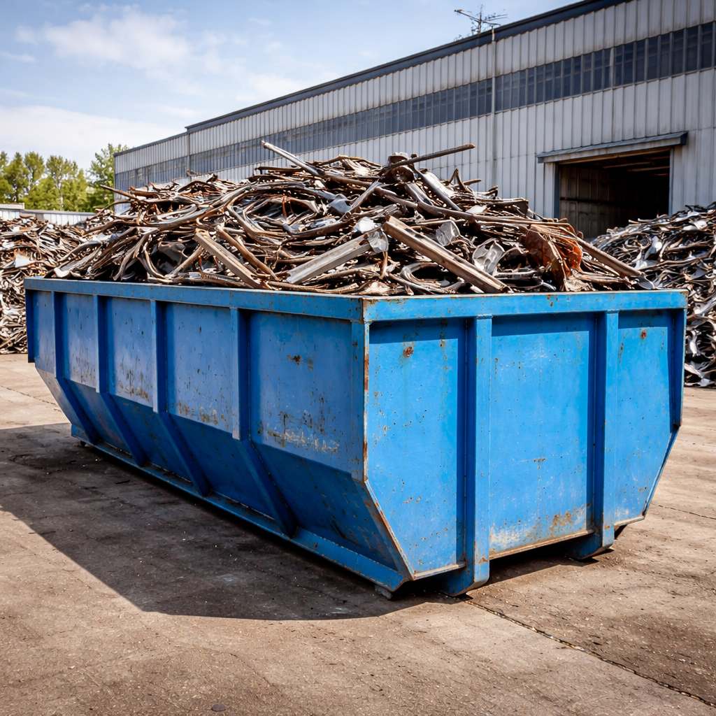 9m Scrap Metal Bin Hire Auckland