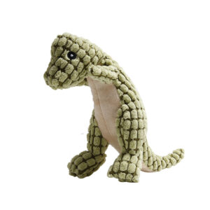 Buy ANYPET Green Dinosaur Dog Toy - Squeaky Plush Interactive Chew Toy Online - Animals & Pet Supplies - 1 - NZ Depot Free Shipping