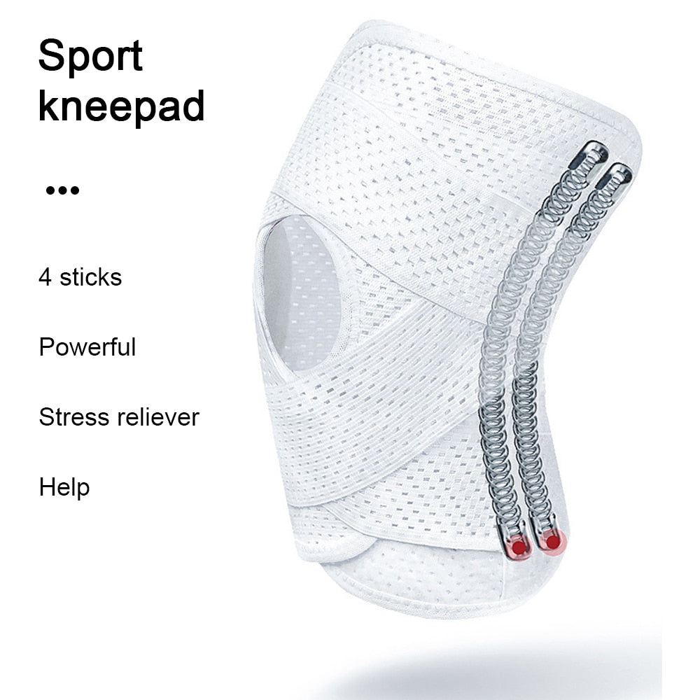 Anyfit 1PC Sports Kneepad 50-59cm White Universal Elastic Fitness Gear Knee Cushioning Padding Equipment Brace Protector - PG1-CYCSK-W-XXXL - Sporting Goods - 7 - NZ DEPOT Buy Anyfit 1PC Sports Kneepad 50-59cm White Universal Elastic Fitness Gear Knee Cushioning Padding Equipment Brace Protector Online - Sporting Goods - 7 - NZ Depot Free Shipping