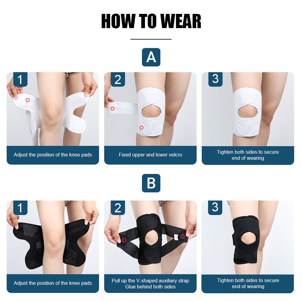Anyfit 1PC Sports Kneepad 50-59cm White Universal Elastic Fitness Gear Knee Cushioning Padding Equipment Brace Protector - PG1-CYCSK-W-XXXL - Sporting Goods - 8 - NZ DEPOT Buy Anyfit 1PC Sports Kneepad 50-59cm White Universal Elastic Fitness Gear Knee Cushioning Padding Equipment Brace Protector Online - Sporting Goods - 8 - NZ Depot Free Shipping