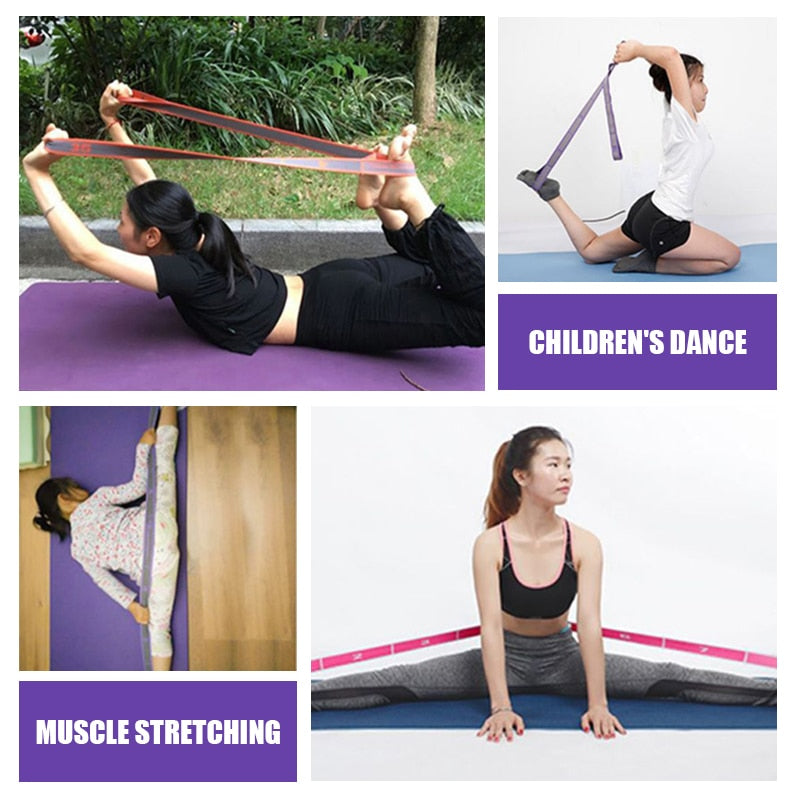 Anyfit Yoga Band Stretcher Neon Pink and White Strap Resistance Belt Pilates Exercise Stretcher Fitness Tool - PG1-TLD01-PK1 - Sporting Goods - 4 - NZ DEPOT Buy Anyfit Yoga Band Stretcher Neon Pink and White Strap Resistance Belt Pilates Exercise Stretcher Fitness Tool Online - Sporting Goods - 4 - NZ Depot Free Shipping