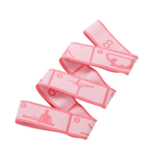 Buy Anyfit Yoga Band Stretcher Neon Pink and White Strap Resistance Belt Pilates Exercise Stretcher Fitness Tool Online - Sporting Goods - 1 - NZ Depot Free Shipping