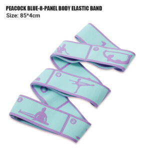 Buy Anyfit Yoga Band Stretcher Neon Purple and Blue Strap Resistance Belt Pilates Exercise Stretcher Fitness Tool Online - Sporting Goods - 2 - NZ Depot Free Shipping