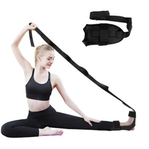 Buy Anyfit Yoga Band Stretcher Solid Black Strap Resistance Belt Pilates Exercise Stretcher Fitness Tool Online - Sporting Goods - 1 - NZ Depot Free Shipping