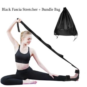 Buy Anyfit Yoga Band Stretcher Solid Black Strap Resistance Belt Pilates Exercise Stretcher Fitness Tool With Bundle Bag Online - Sporting Goods - 2 - NZ Depot Free Shipping