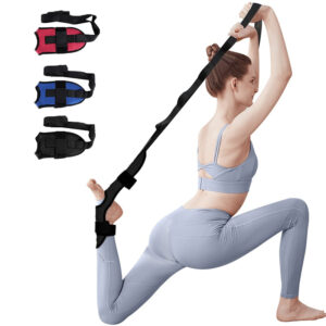 Buy Anyfit Yoga Band Stretcher Solid Blue Strap Resistance Belt Pilates Exercise Stretcher Fitness Tool Online - Sporting Goods - 2 - NZ Depot Free Shipping
